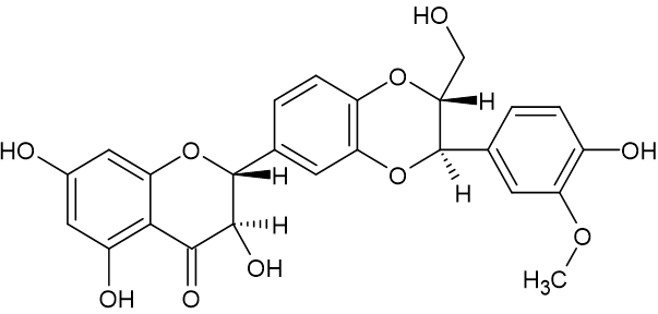 Silybin Molecule